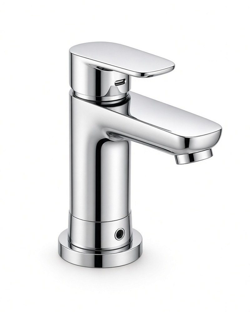 Keran wastafel chrome single lever